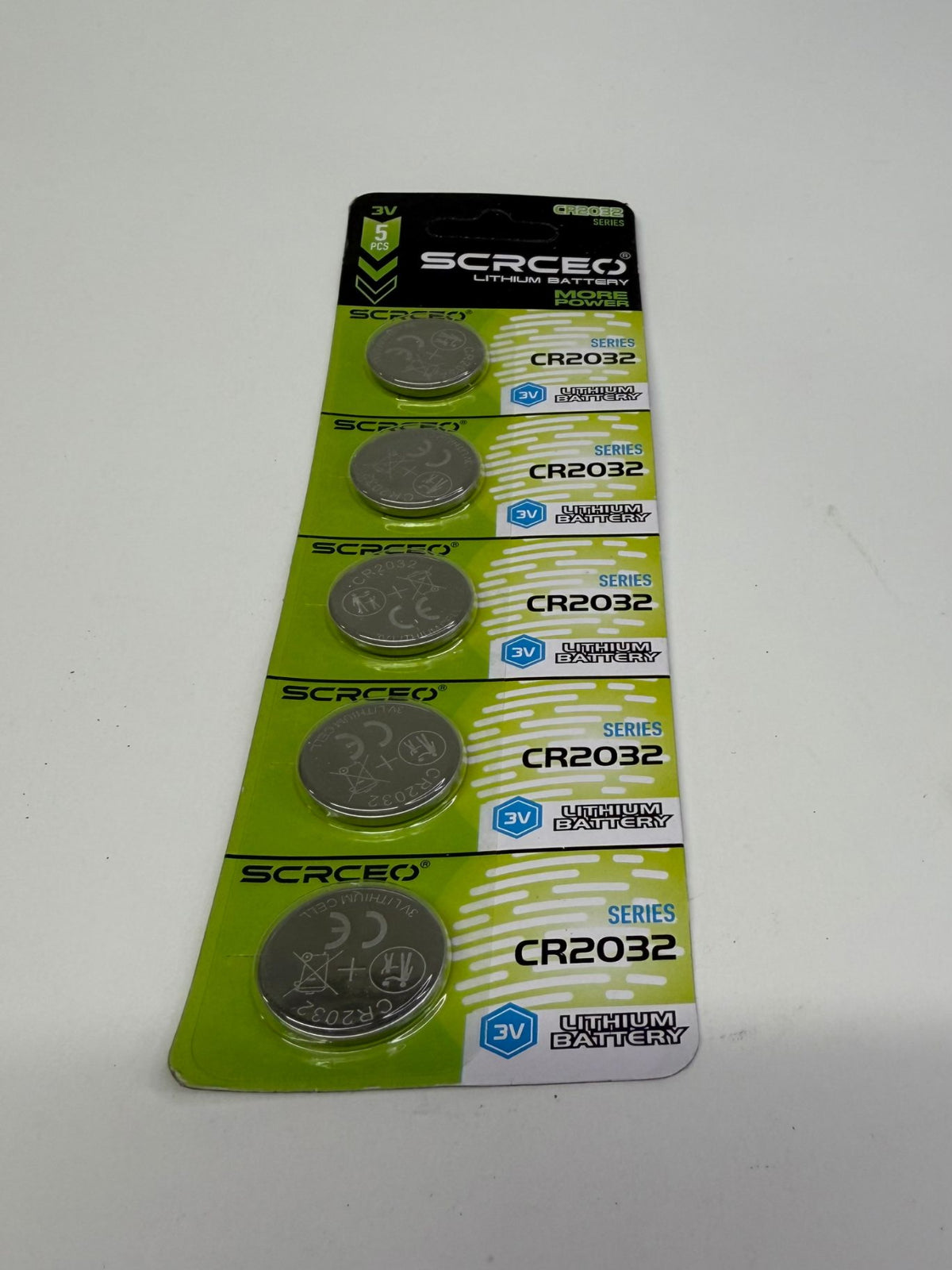 Battery CR2032 per card of 5