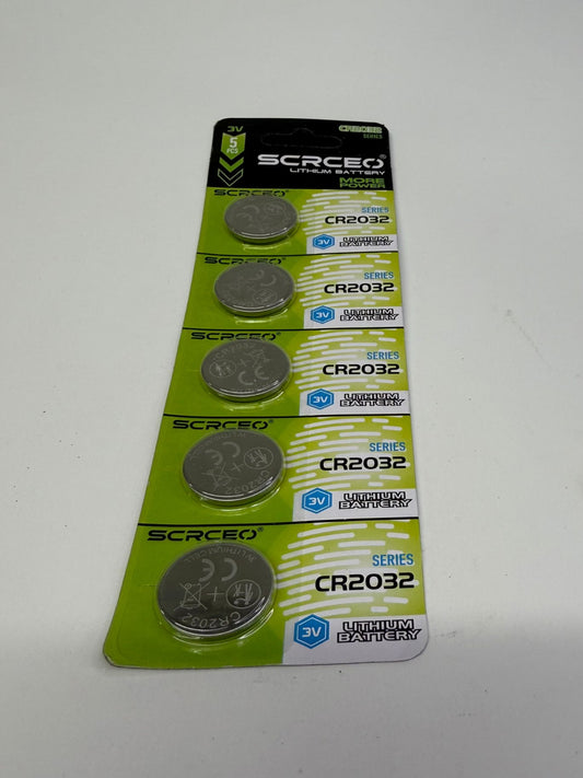 Battery CR2032 per card of 5