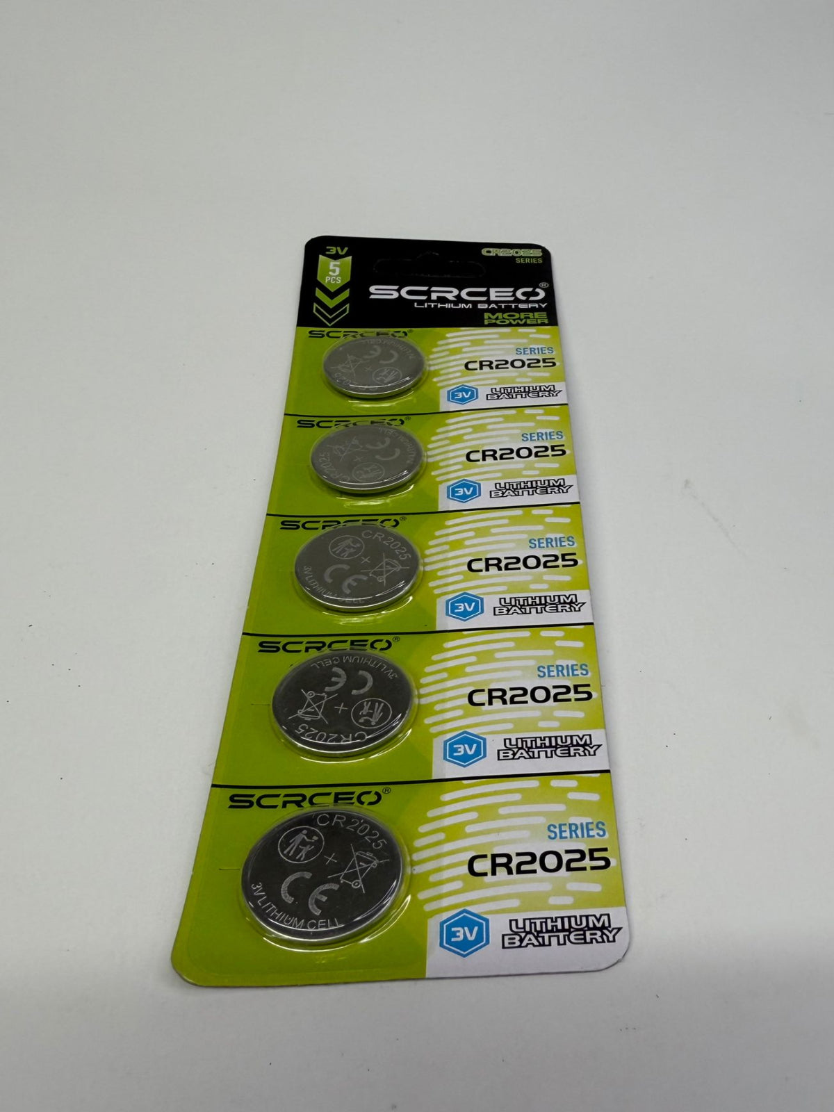 Battery CR 2025 per card of 5