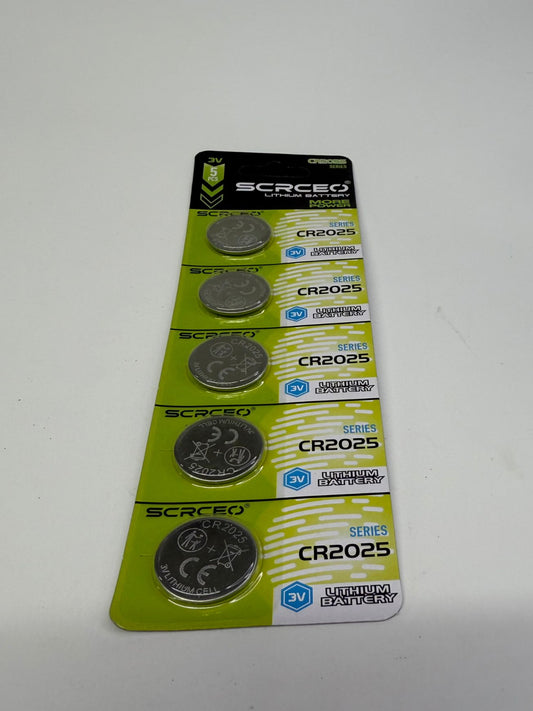 Battery CR 2025 per card of 5