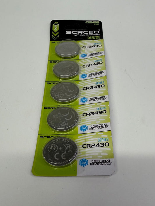 Battery CR2430 per card of 5